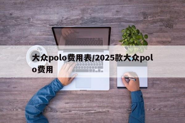 大众polo费用表/2025款大众polo费用
